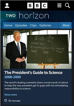 地平线系列：总统科学指南在线观看和下载